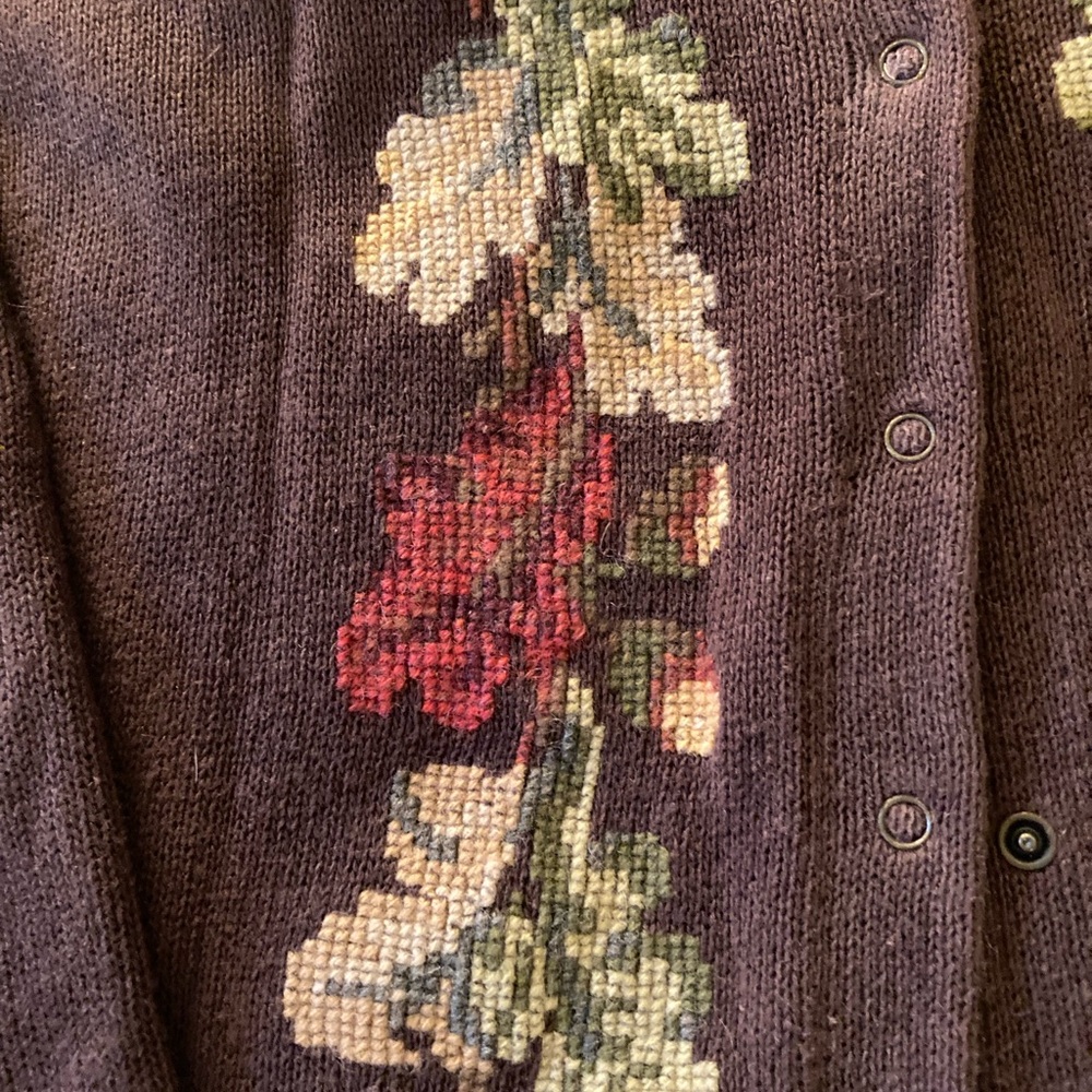 Fall Embroidered Cardigan - Picture 2 of 2